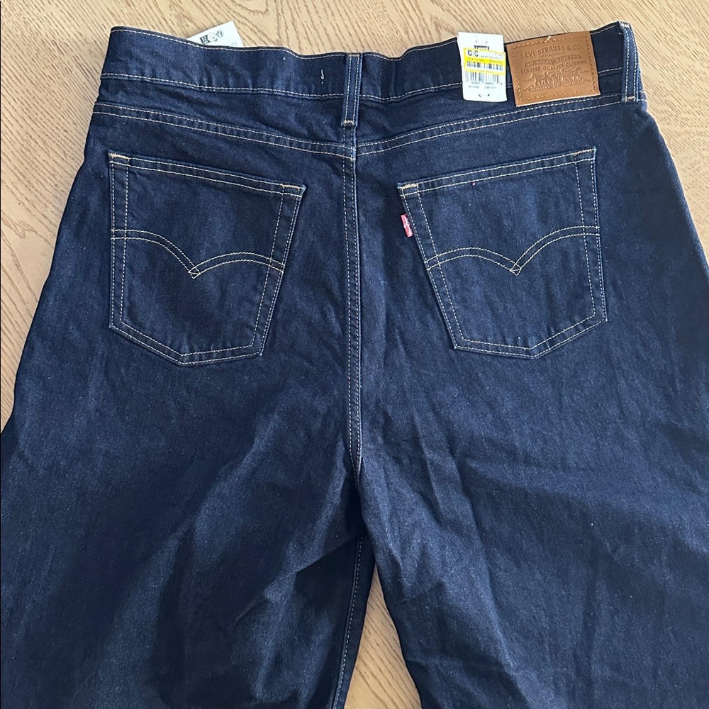 Levi's women's 728 high rise wide leg jeans - retro rinse - Picture 6 of 6